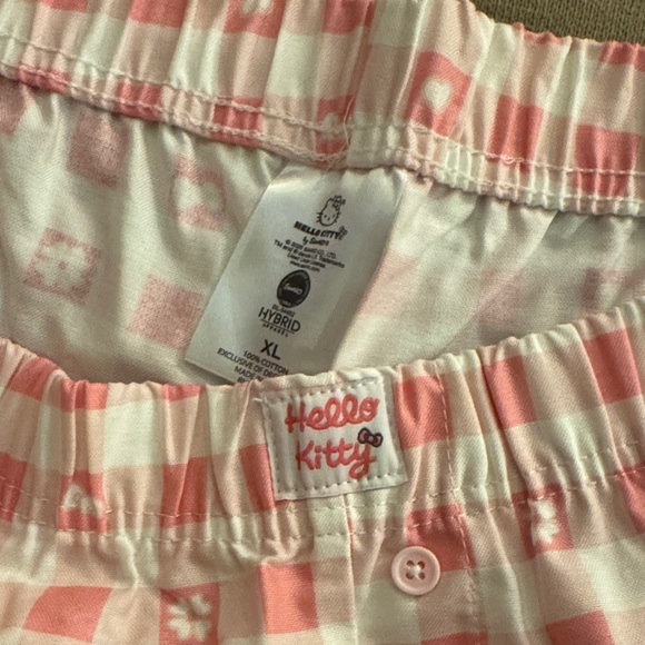 Hello Kitty Pink Gingham Women's Shorts - Picture 3 of 3